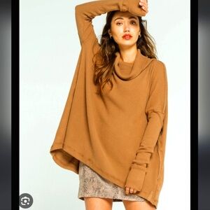 NWT Free People Juicy Long Sleeve Canyon Moon Thermal Top - XS